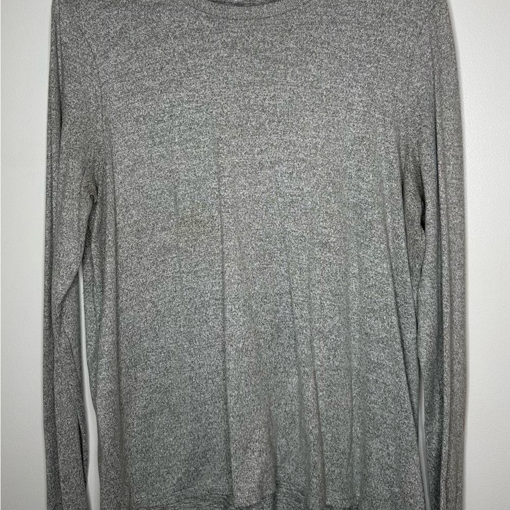 American Eagle Outfitters Heather Gray Long Sleeve Tee